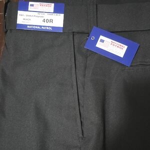 Men's Black Flat Front Stretch Shorts